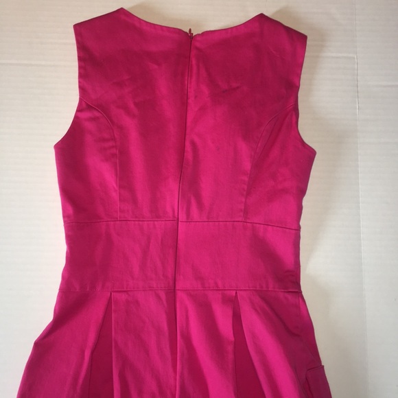 90s Vintage bright pink dress with pockets 0 - Picture 7 of 8